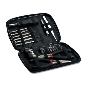 Tool set in aluminium case