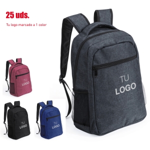 Mochila urban en acabado denim 600D-25 un.